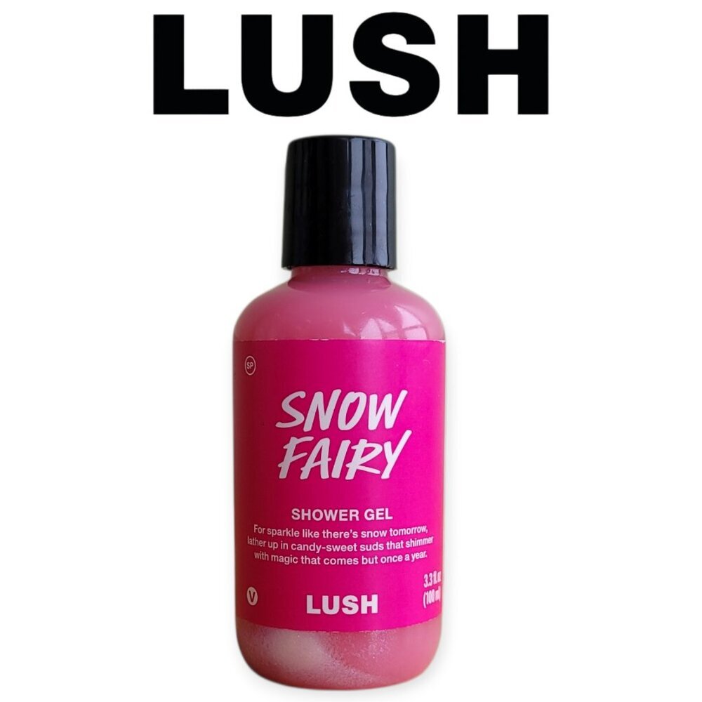 Lush Snow Fairy Shower Gel 100 mL NWT Vegan Society Exp 19 Jan 2027